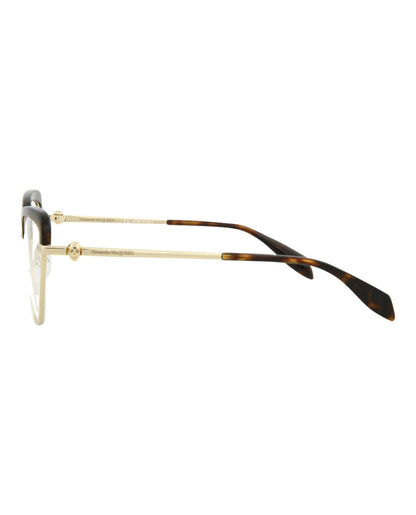 Alexander McQueen Cat Eye-Frame Metal Optical Frames
