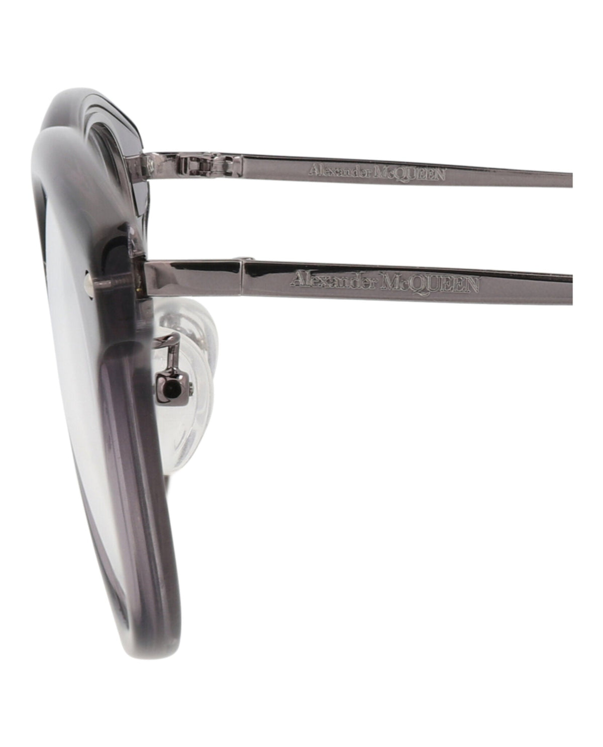 Alexander McQueen Round-Frame Acetate Optical Frames