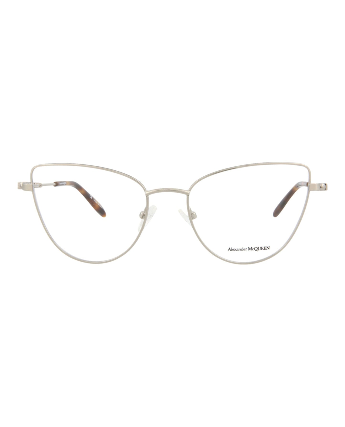 Alexander McQueen Cat Eye-Frame Metal Optical Frames