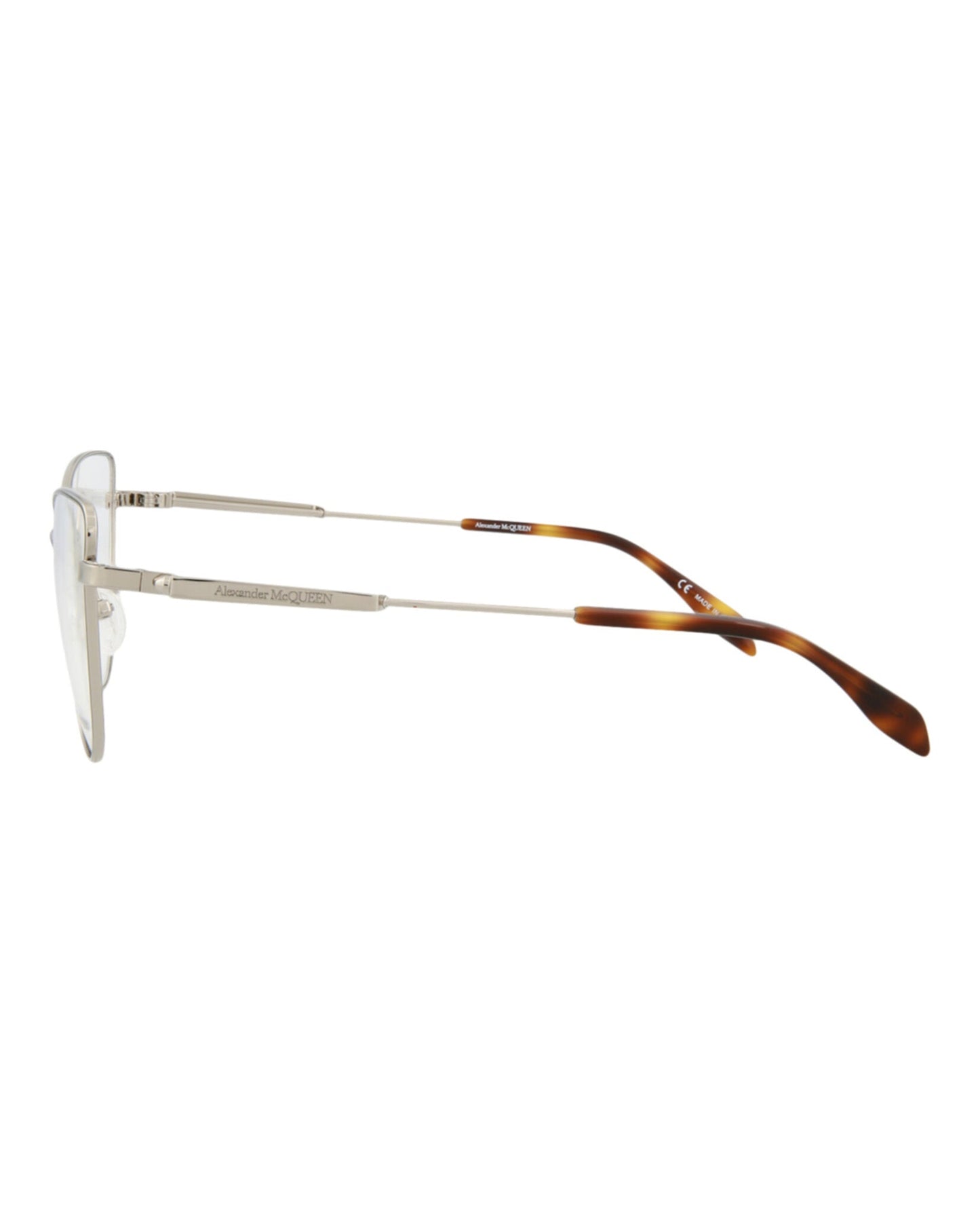 Alexander McQueen Cat Eye-Frame Metal Optical Frames