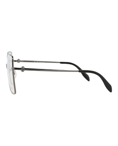 Alexander McQueen Square-Frame Metal Optical Frames