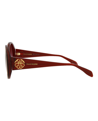 Alexander McQueen Women's Round-Frame Acetate Sunglasses