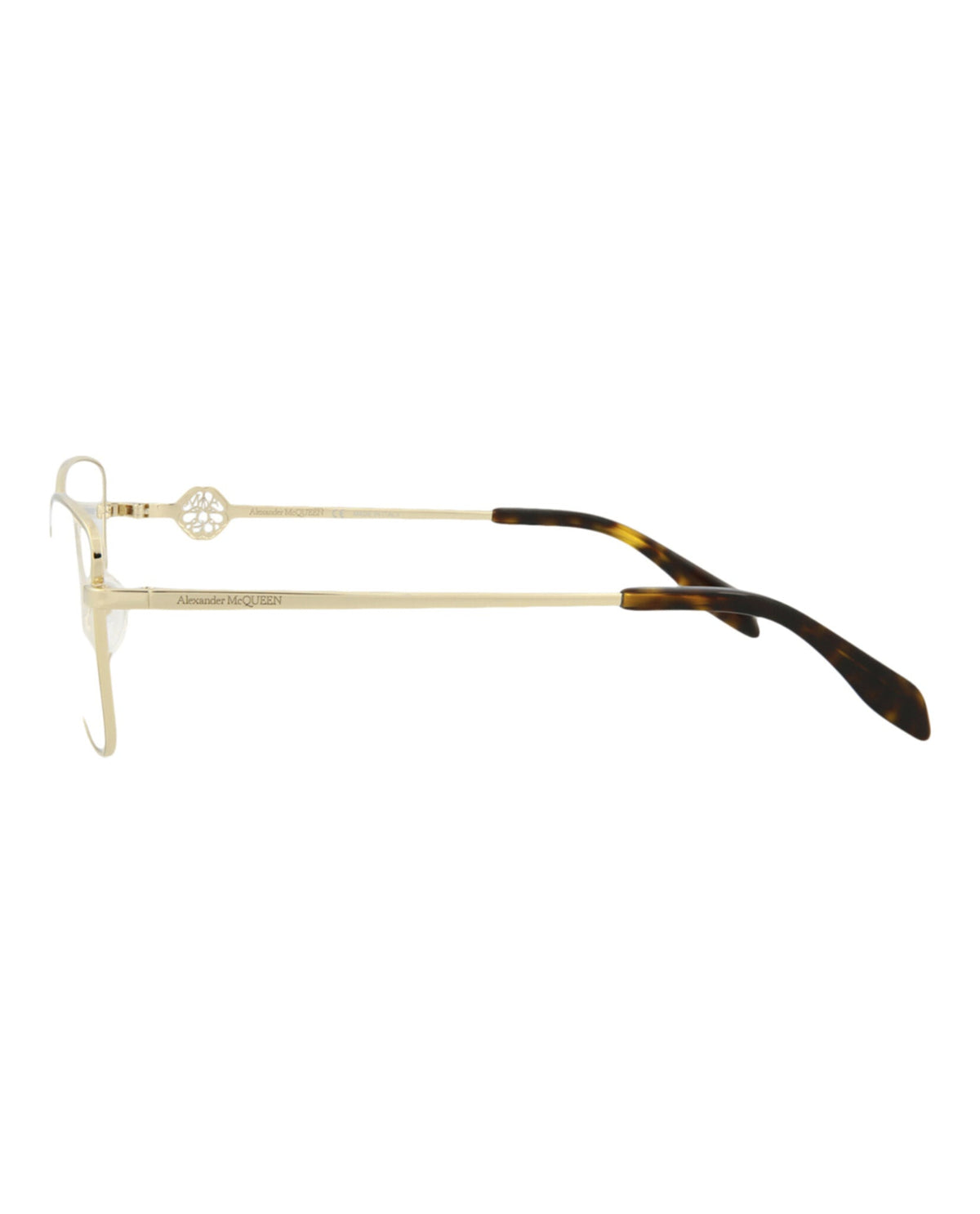Alexander McQueen Cat Eye-Frame Metal Optical Frames