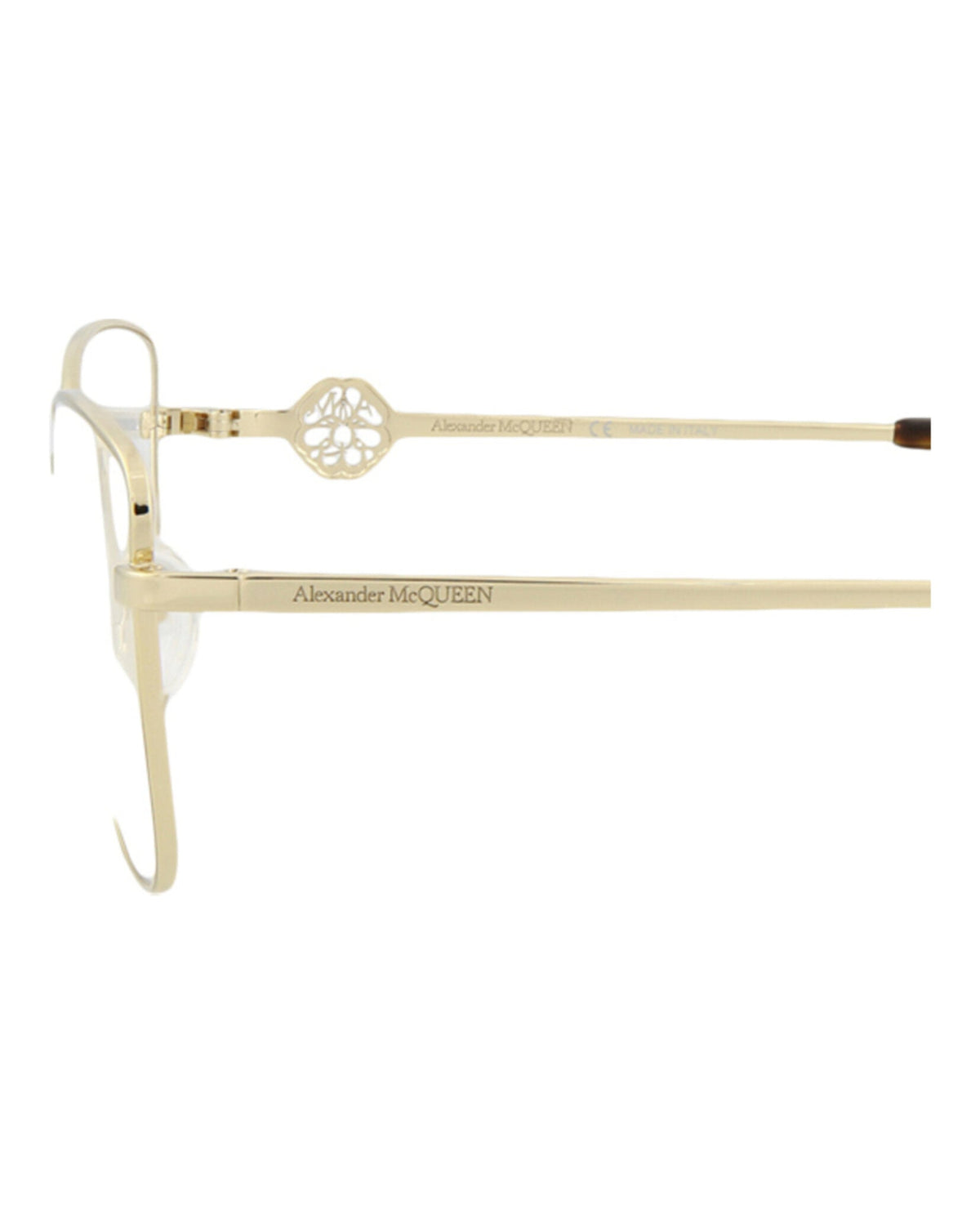 Alexander McQueen Cat Eye-Frame Metal Optical Frames