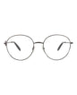 Alexander McQueen Round-Frame Metal Optical Frames
