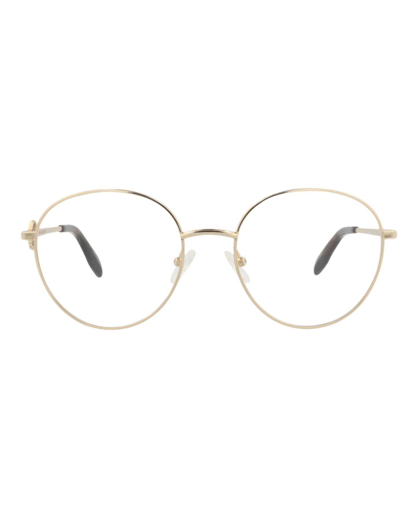 Alexander McQueen Round-Frame Metal Optical Frames