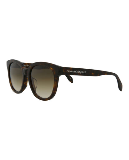 Alexander McQueen Women's Round-Frame Acetate Sunglasses