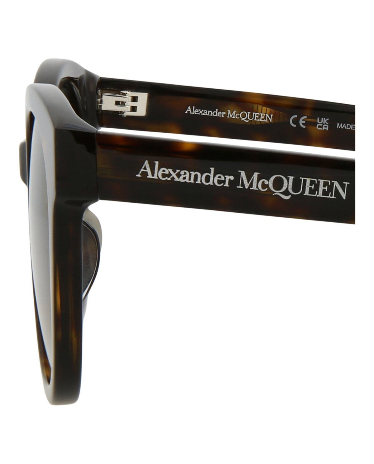 Alexander McQueen Women's Round-Frame Acetate Sunglasses