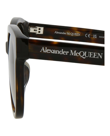 Alexander McQueen Women's Round-Frame Acetate Sunglasses