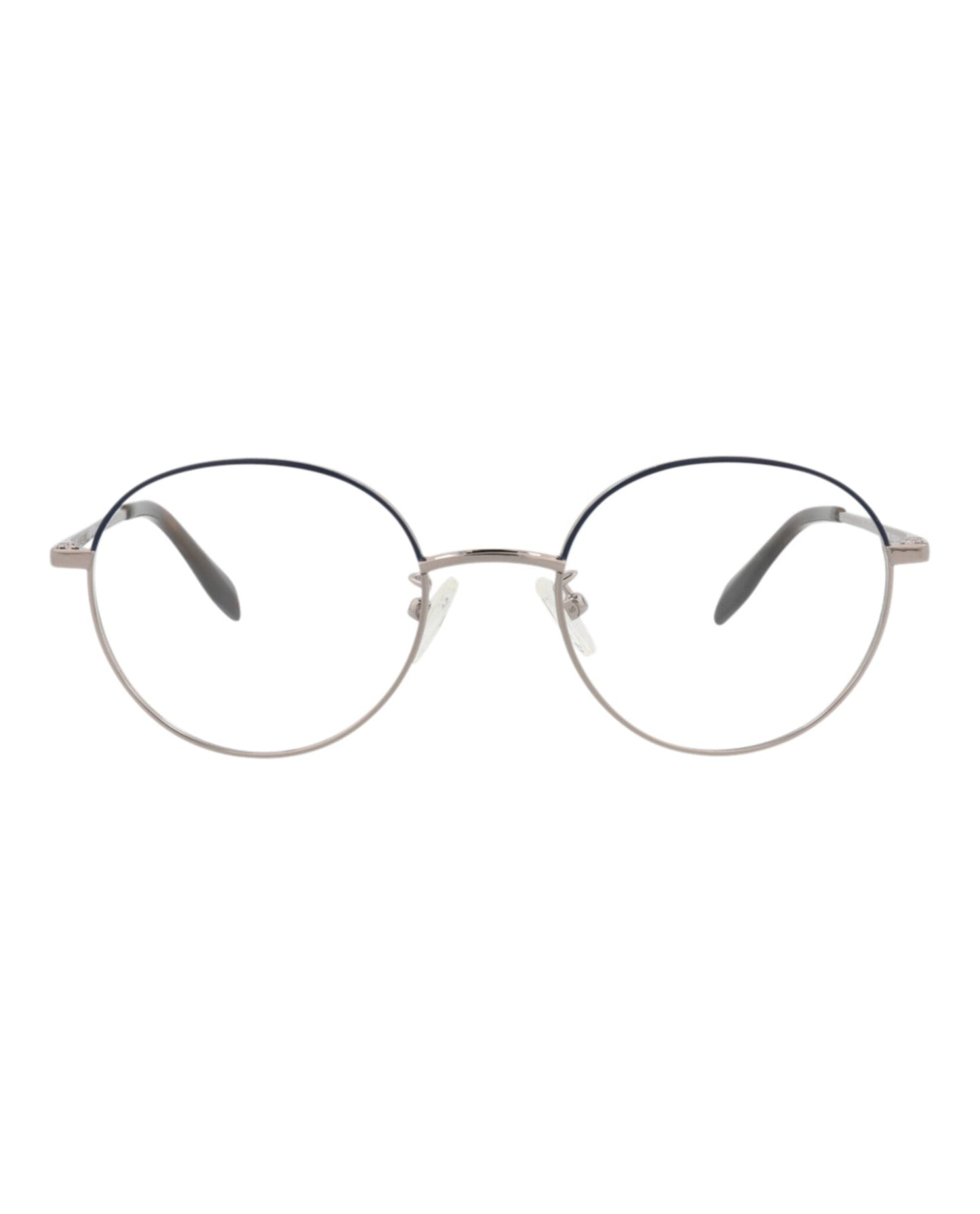 Alexander McQueen Round-Frame Metal Optical Frames