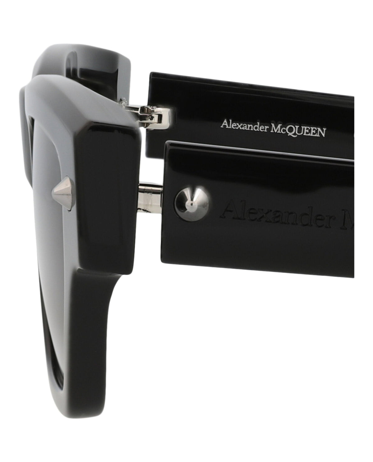 Alexander McQueen Square-Frame Recycled Acetate Sunglasses