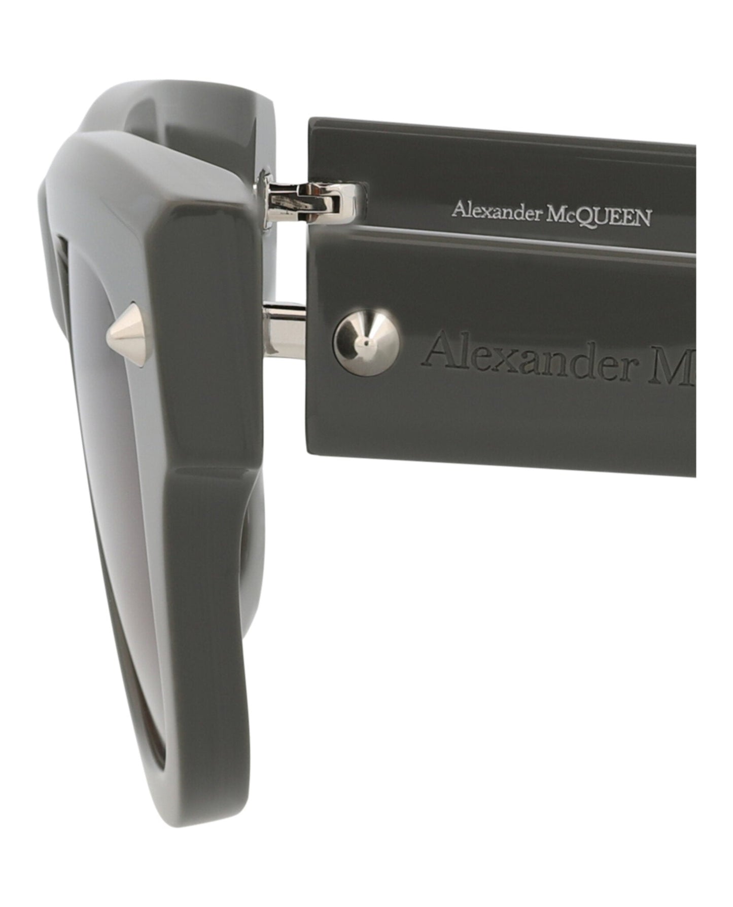 Alexander McQueen Square-Frame Recycled Acetate Sunglasses