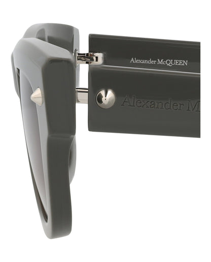 Alexander McQueen Square-Frame Recycled Acetate Sunglasses