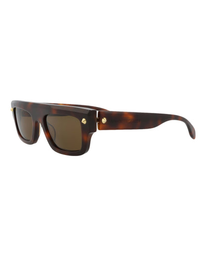 Alexander McQueen Square-Frame Recycled Acetate Sunglasses