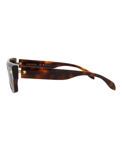 Alexander McQueen Square-Frame Recycled Acetate Sunglasses
