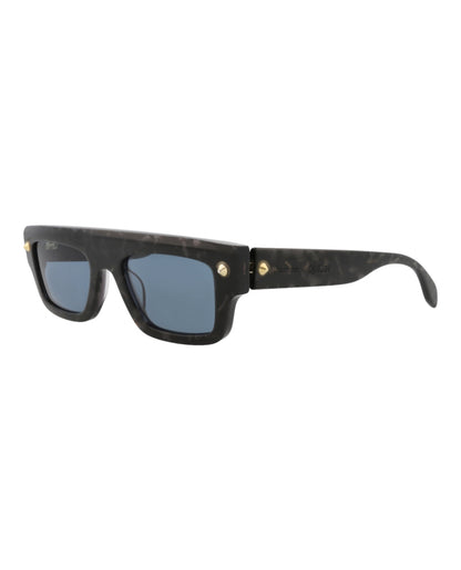 Alexander McQueen Square-Frame Recycled Acetate Sunglasses