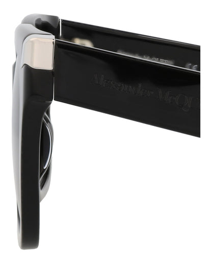 Alexander McQueen Square-Frame Recycled Acetate Sunglasses