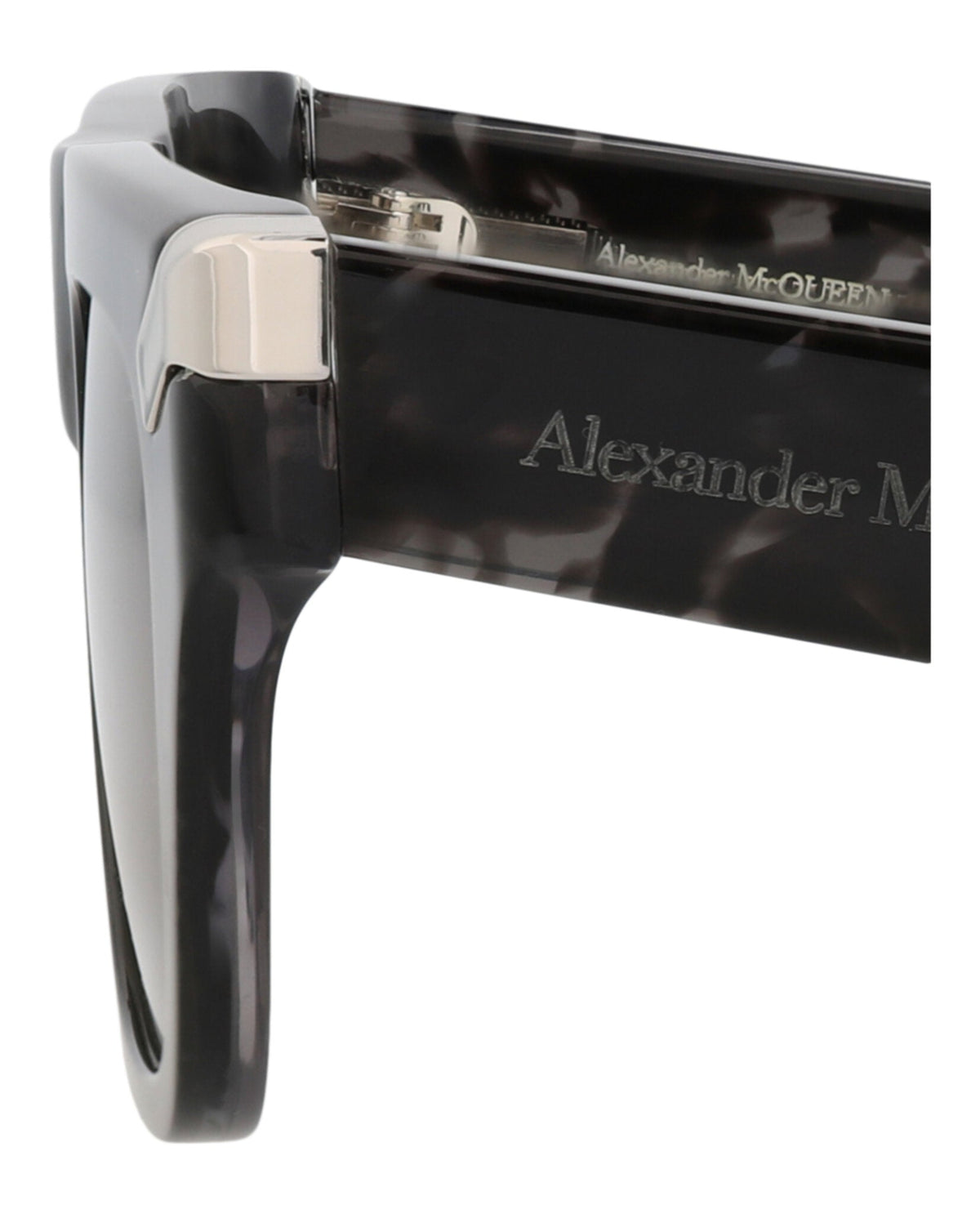 Alexander McQueen Square-Frame Recycled Acetate Sunglasses