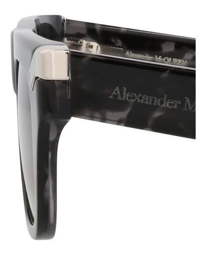 Alexander McQueen Square-Frame Recycled Acetate Sunglasses