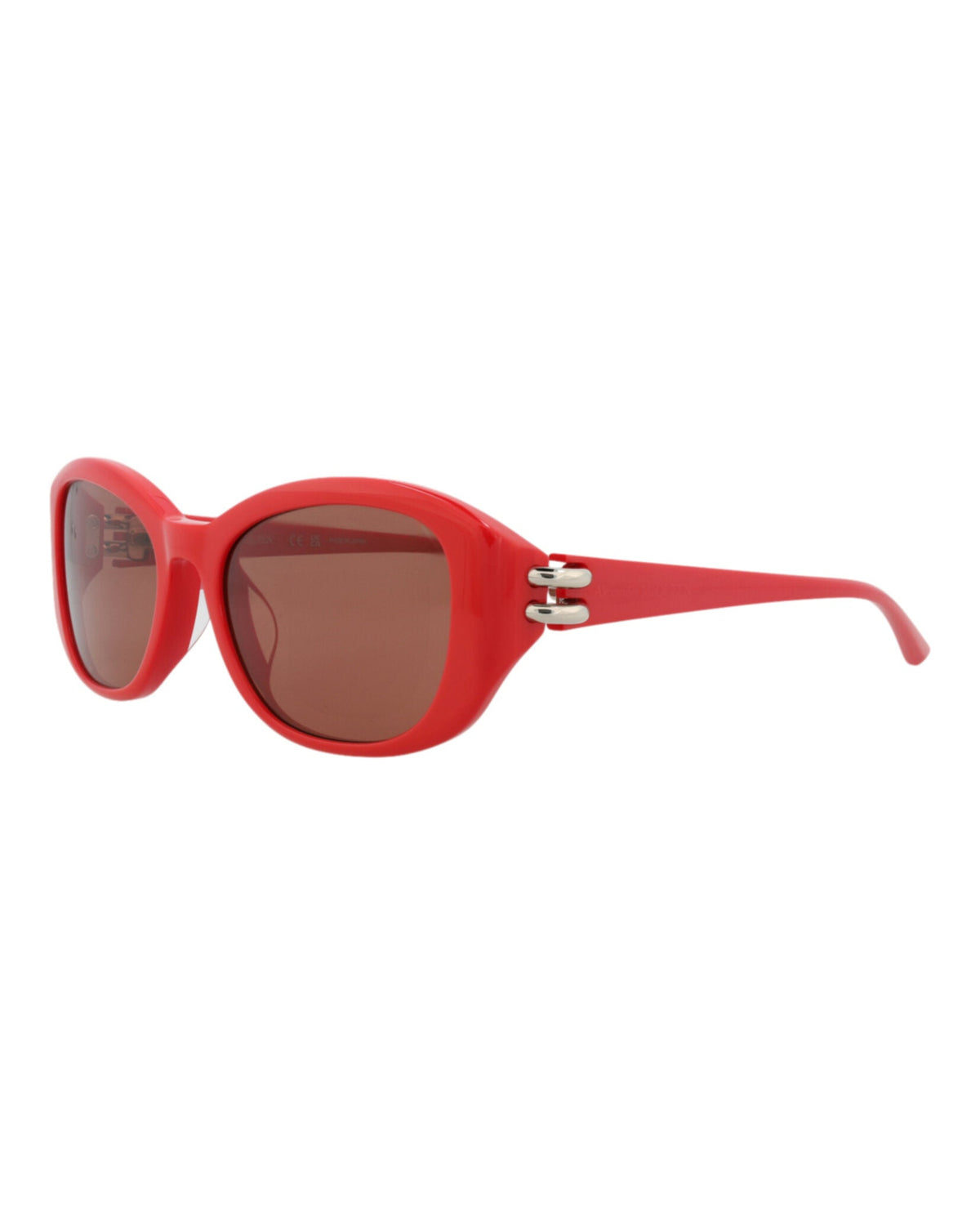 Alexander McQueen Round-Frame Recycled Acetate Sunglasses