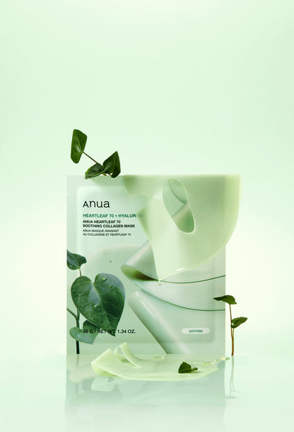 Heartleaf 70 Soothing Collagen Mask (4 pcs)