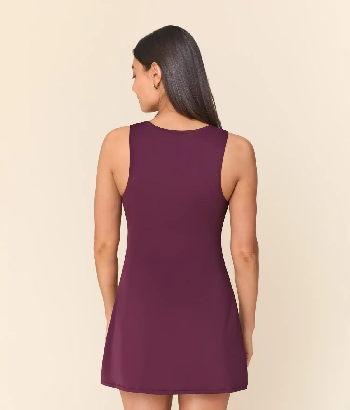 The Malibu Swim Dress - Eco Nylon - Sundried Violet - Classic
