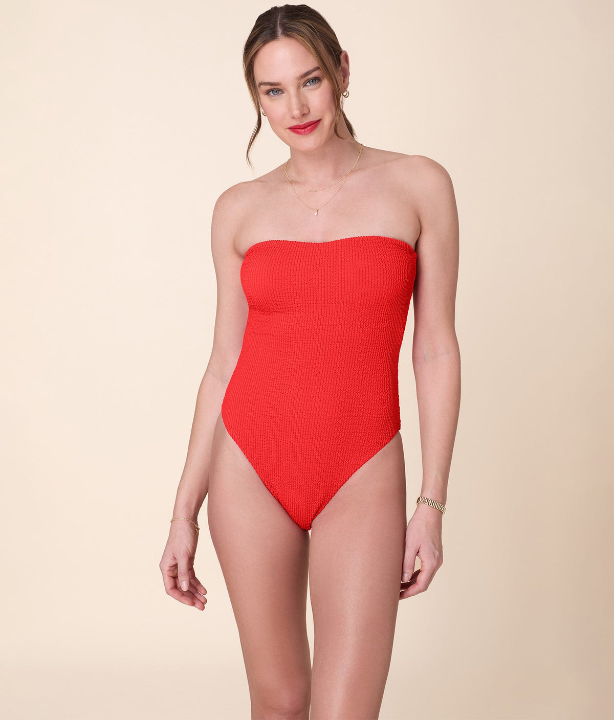 The Kauai One Piece - Seersucker - Firecracker - Classic