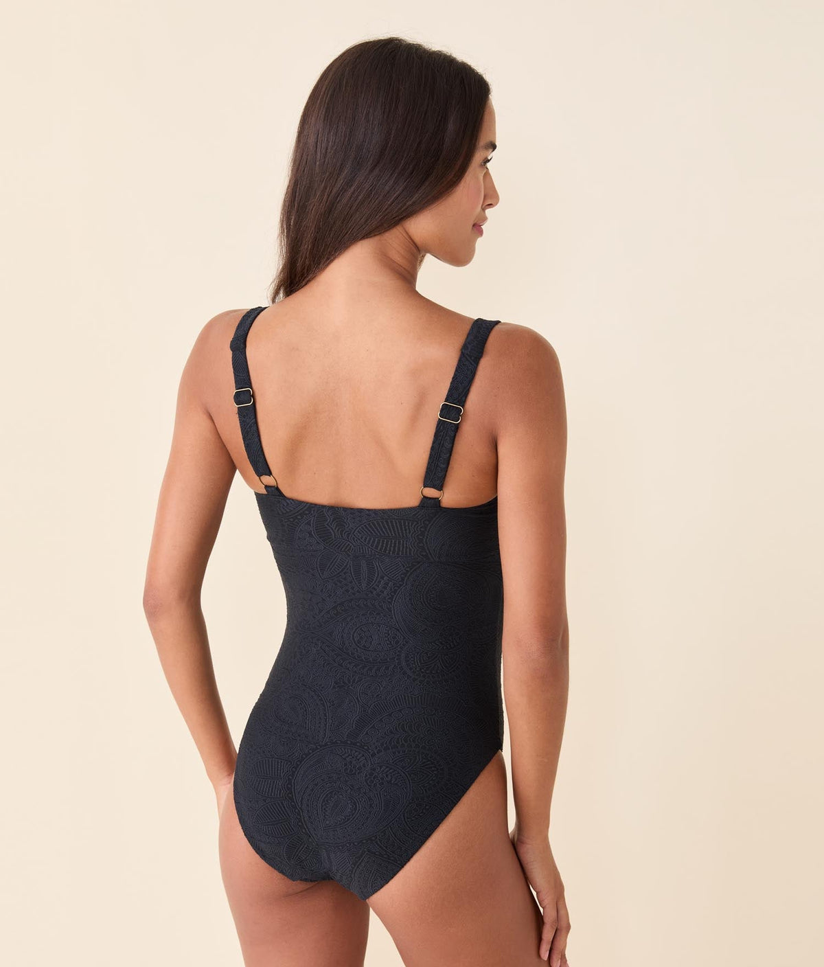 The Lori One Piece - Paisley - Black Paisley - Classic