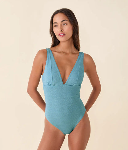The Mykonos One Piece - Shimmer - Serene - Long Torso