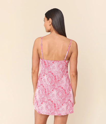 The Amalfi Swim Dress - Garden Jacquard - Peachy - Classic