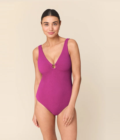 The Bonita One Piece - Seersucker Wave - Juicy - Classic