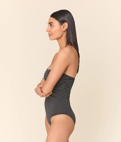 The Pana One Piece - Polka Dot - Black Dot - Long Torso