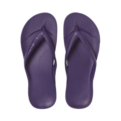Archies Arch Support Flip Flops - Acai Purple