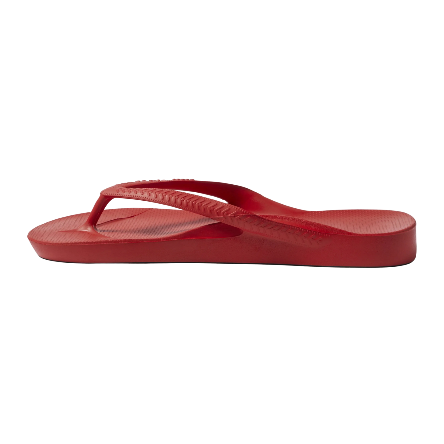 Archies Arch Support Flip Flops - Chili Red