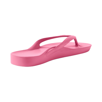 Archies Arch Support Flip Flops - Hot Pink