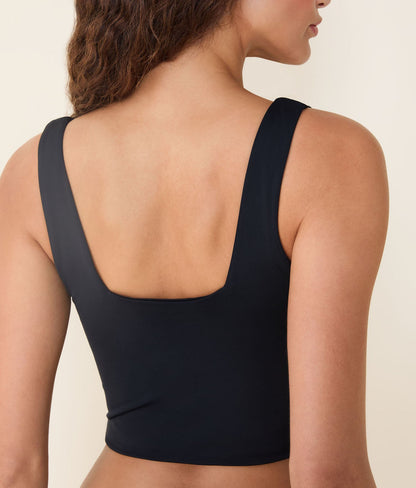 The Siren Swim Tank - Flat - Black