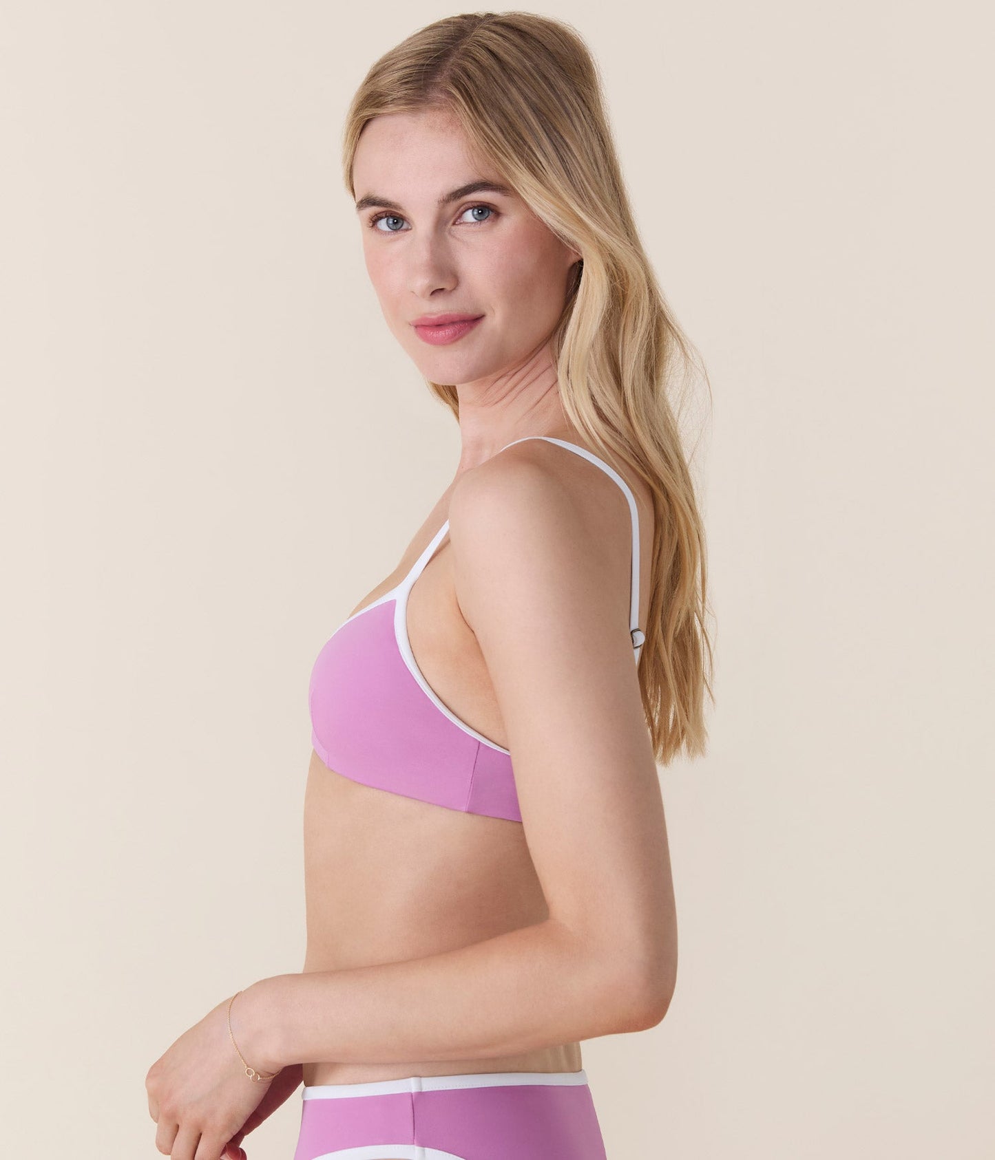 The Bells Bikini Top - Eco Nylon - Crocus