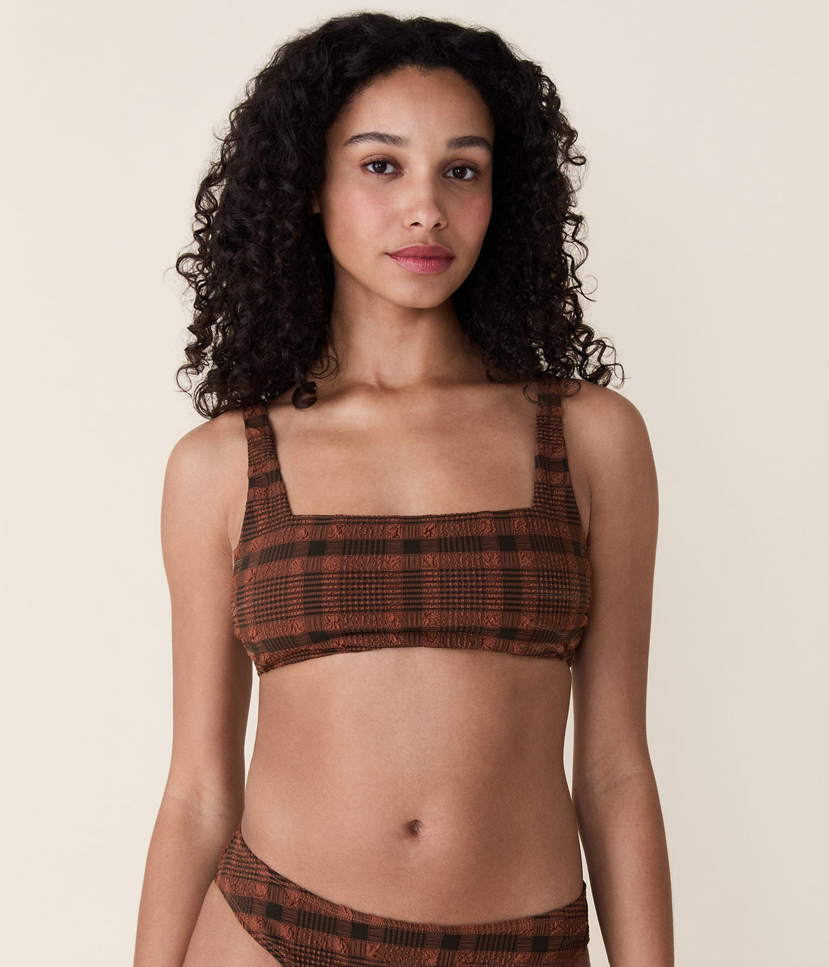 The Rye Bikini Top - Plaid - Sierra Plaid