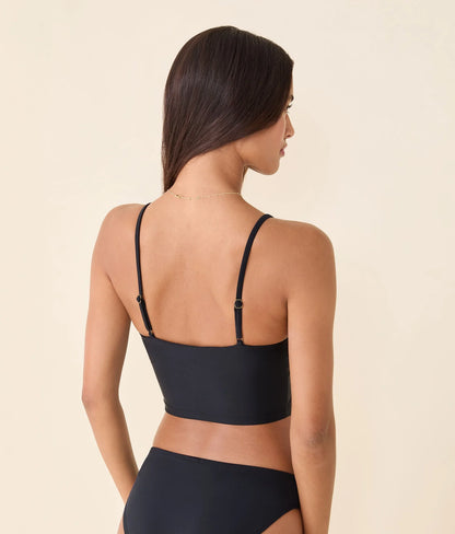 The Amalfi Tankini - Eco Nylon - Black