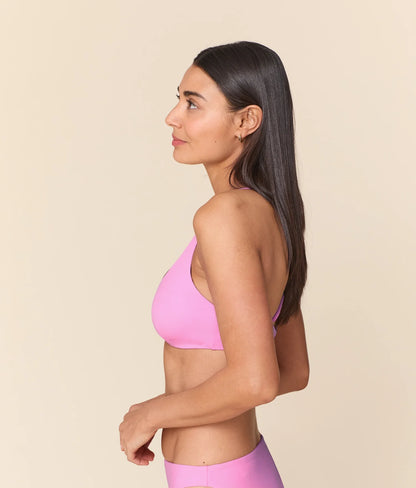The Essex Bikini Top - Eco Nylon - Rosebloom