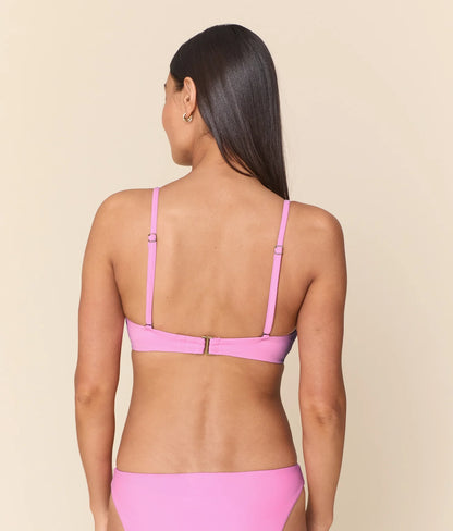 The Essex Bikini Top - Eco Nylon - Rosebloom