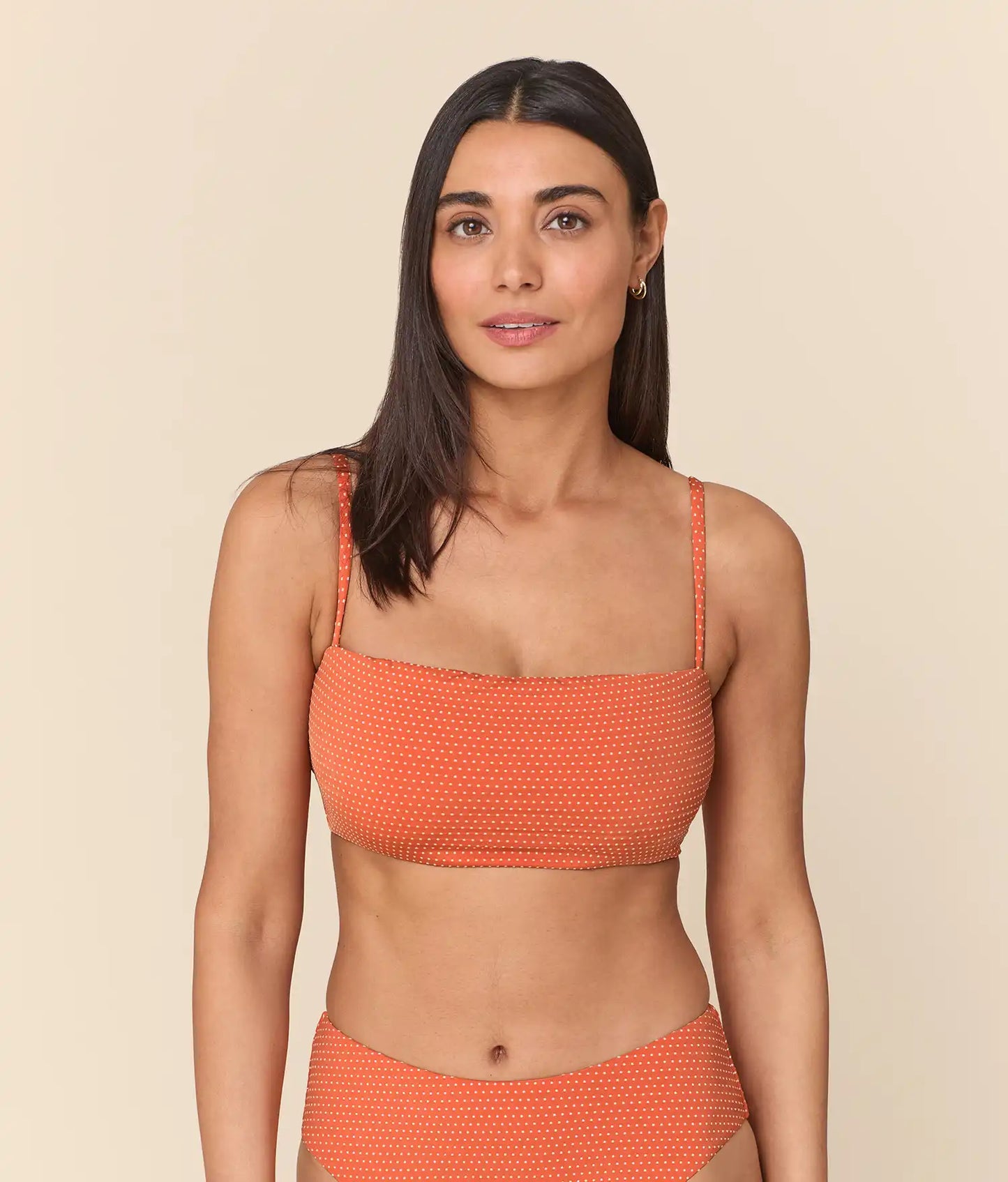The Cabo Bikini Top - Polka Dot - Marmalade