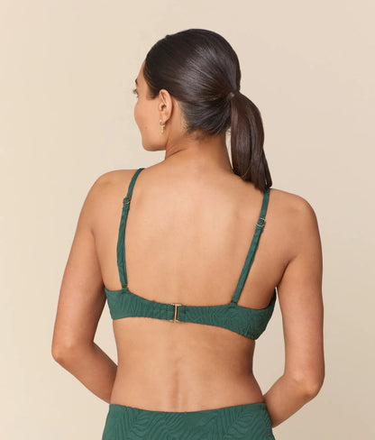 The Essex Bikini Top - Botanical - Pine