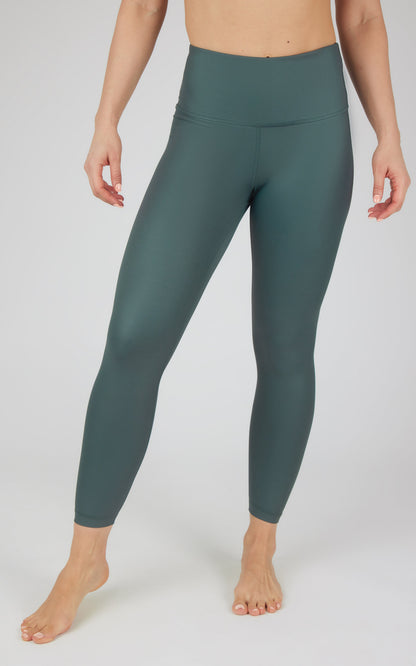 90 Degree by Reflex Interlink Faux Leather High Waist Cire 7/8 Ankle