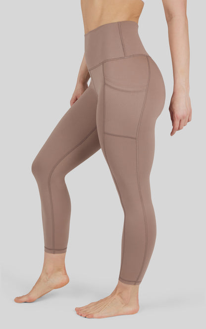 90 Degree by Reflex Lux Elastic Free High Waist Side Pocket 7/8 Ankle