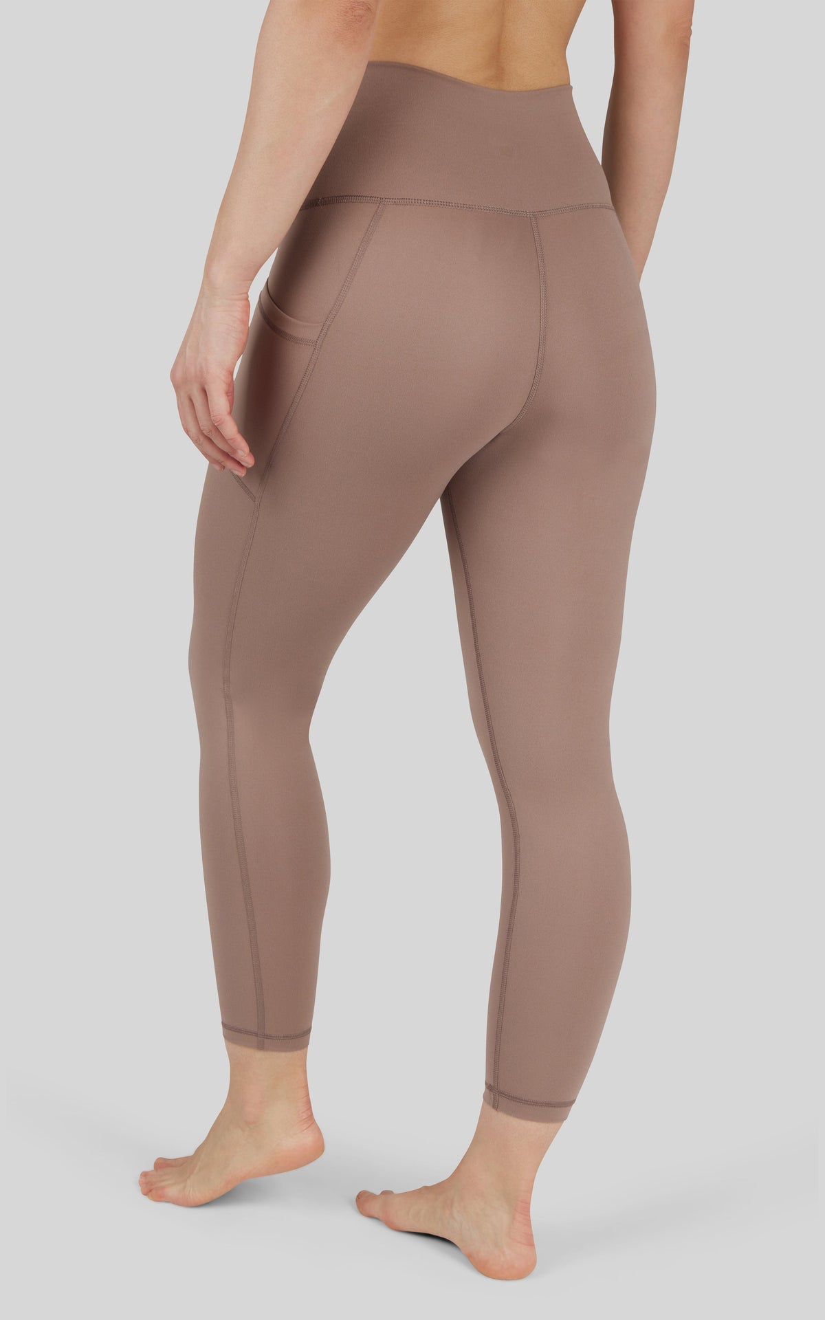 90 Degree by Reflex Lux Elastic Free High Waist Side Pocket 7/8 Ankle