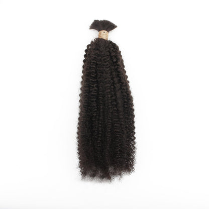 Afro Kinky Bulk 100% Human Braiding Hair