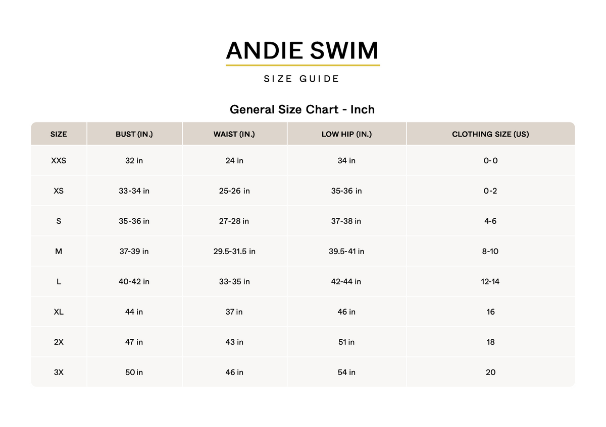 Andie The Jetties Flat Classic One Piece Swimsuit - Black