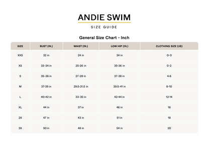 Andie The Jetties Flat Classic One Piece Swimsuit - Black