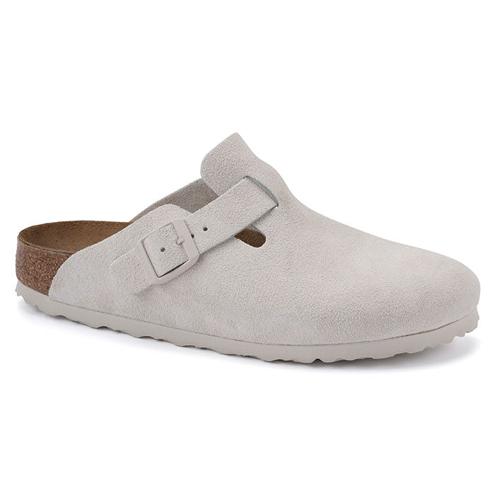 Birkenstock Boston Suede Leather Clogs